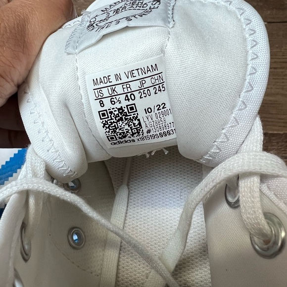 adidas Nizza Trek Shoes Women's, White, Size 8 - Picture 7 of 10